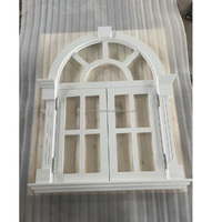 LONGXUAN Fenêtres en bois de conception moderne sur mesure persienne ouverte anti-poussière à haute transmission de la lumière Cuisine Salon