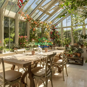 Khung nhôm phòng mặt trời ngoài trời hiên tất cả các mùa <span class=keywords><strong>sunroom</strong></span> Ngoài ra 4 mùa Bộ dụng cụ cho hồ bơi thùng cho khách sạn và vườn - Product Image 4