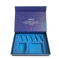 Boîte cadeau de luxe en carton rigide EVA avec logo personnalisé en relief, matériaux recyclés, insert en mousse EVA