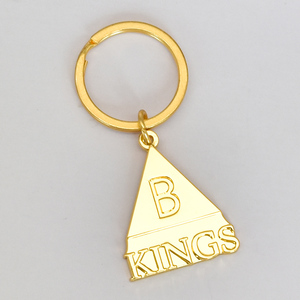 Chất Lượng Cao Tùy Chỉnh Chết Cắt Logo Vàng Màu Mạ Kim Loại Keyring Cá Nhân Mềm Men Móc Khóa - Product Image 2