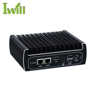 Mini PC Económico Thin Client con 2 Puertos Ethernet, N13-L2 Nano ITX, Linux, Sin Ventilador, I5 7200U con Ranura SIM