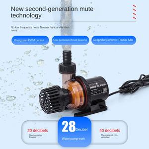 Pompa Submersible plastik aliran besar Ultra tenang kustom, frekuensi variabel akuarium kolam ikan ramah lingkungan ikan keren - Product Image 4