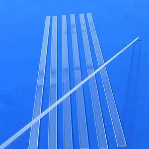 แผ่นควอตซ์ใสทนความร้อนสูงแบบกำหนดเอง วัสดุควอตซ์หลอมรวม แผ่นกระจกสำหรับเครื่องอบแห้ง - Product Image 2