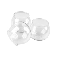Bols en plastique miniatures multifonctionnels modernes 27 oz légers durables écologiques pour la décoration de la maison mariage transparent hydroponique