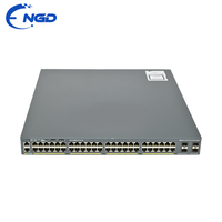 100% Nuevo, Original del Fabricante, 2960XR, 48 Puertos, 4x 1G SFP Uplink, Switch de Red de Fibra Óptica Gigabit Ethernet, WS-C2960XR-48TS-I