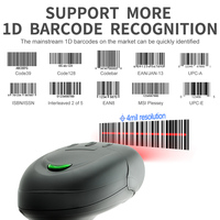 Escáner de Código de Barras 1D con Cable Xincode, Escáner de Código de Barras Láser USB Portátil, Lector de Códigos de Barras para Almacén X-520