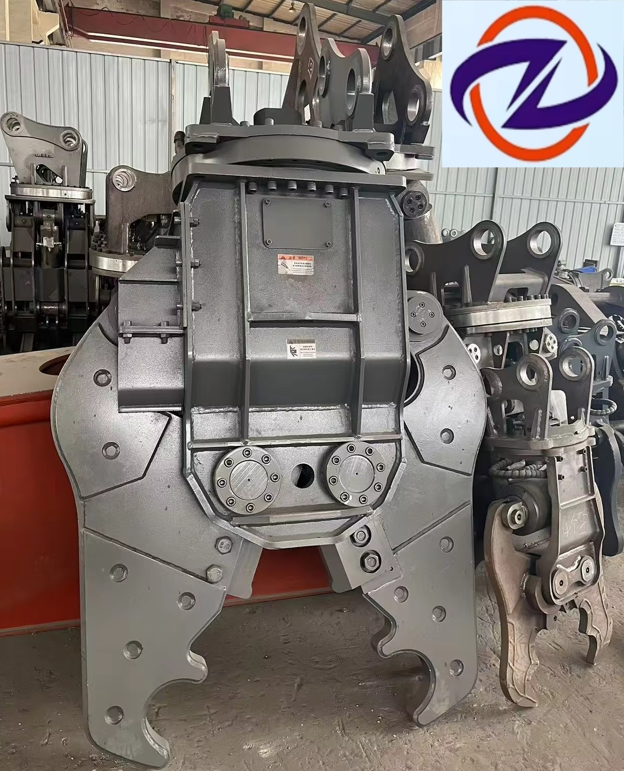 Double Cylinder Hydraulic Shear Excavator Attachment Scrap Metal Demolition Vehicle Recycle Factory OEM for 28-30 Ton Excavator