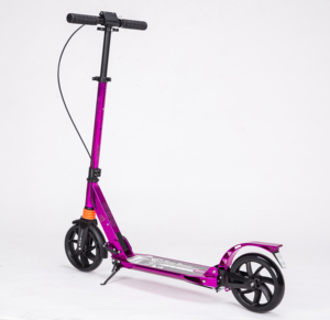 <strong>Kids</strong> Foldable Aluminum Alloy Foot <strong>Scooter</strong> Two PU Wheels Lightweight Outdoor <strong>Luggage</strong> Front/Rear Shock Absorption for Children - Product Image 2