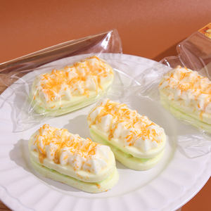 Juguete Antiestrés de TPE Ultra Suave con Forma de Gusano de Pan de Mantequilla Amarillo, Unisex, Ideal para Aliviar el Estrés en la Oficina, para Niños - Product Image 1