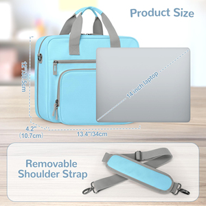 <b>3</b> <b>Ring</b> Zipper <b>Binder</b> 2 Inch, Accordion File Organizer with Shoulder Strap, Zip up <b>Binder</b> with 500-Sheet Capacity - Product Image 2
