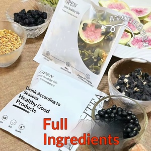 Tisane Santé pour Réduire les Hormones Masculines et Nourrir les Hormones Féminines : Graines de Lin, Figues, Baies de Goji Noires, Mûres - Sachets de Thé - Product Image 6