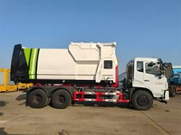 Howo 6x4 25 Tons Compacteur Manuel Crochet De Levage Conteneur À Ordures Pick-up Camion Diesel Diesel Howo Camion Moteur Boîte De Vitesses