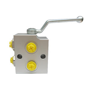 Bloc distributeur de vanne directionnelle hydraulique multi-voies à trois voies usiné sur mesure avec corps de vanne intégré - Product Image 4