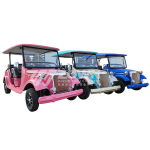 8/11/14 Passagers Chariot de Golf Classique Rétro Vintage Voitures Classiques Anquite Voiture de Golf pour Hôtel/Aéroport/Point de Vue - Product Image 1