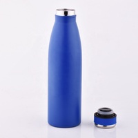 Botella de Agua Aislada de 500 ml con Forma de Cola, Termo con Impresión de Logotipo Personalizado, Botella Termo de Acero Inoxidable de Doble Pared Resistente