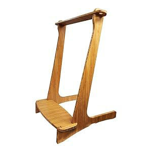 Bamboo <b>Wood</b> Vertical Freestanding Paddleboard Storage <b>Rack</b> Bamboo Surfboard Stand Premium Standing <b>Rack</b> to Display for Longboard - Product Image 3