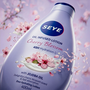 Lotion hydratante à l'huile de cerisier infusée <span class=keywords><strong>48H</strong></span> avec huile de jojoba, absorption rapide et déodorante, hydratante, parfum délicieux - Product Image 6
