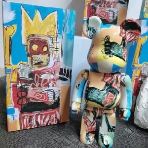 รูปปั้นหมีเรซินการ์ตูน<span class=keywords><strong>1000</strong></span>ขนาด70ซม. ของเล่นตกแต่งบ้านขนาด28ซม. 400% สำหรับตกแต่ง - Product Image 2