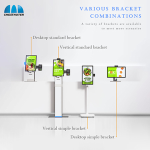 Thông Minh tự phục vụ thanh toán <span class=keywords><strong>kiosk</strong></span> Android Máy tính để bàn/TREO TƯỜNG/tầng đứng thức ăn nhanh tự động hóa cho các nhà hàng & quán cà phê - Product Image 2