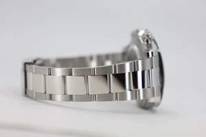 2025 Men's Mechanical Watch with Ice Blue Dial and <b>Chronograph</b>, Panda Style with Steel Strap - Product Image 6