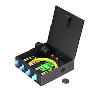 35MM Industrial-grade Small Guideway Optical Fiber 8/16-core Fttx 4/8-port ST SC FC LC Optical Fiber Terminal Box