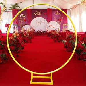 HOT Detachable Metal Arch Wedding <strong>Background</strong> Decor Garden Arch Balloon Arch Stand Circle for Photo Backdrop Decoration - Product Image 4