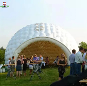 Dôme igloo gonflable géant, tente de fête extérieure imperméable quatre saisons avec ouverture <span class=keywords><strong>automatique</strong></span> rapide et double couche - Product Image 4