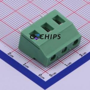 1731734 Screw Terminal Block Through hole Component (THT),P=7.62mm Connector 1x3P 7.62mm Green Through Hole - Product Image 2
