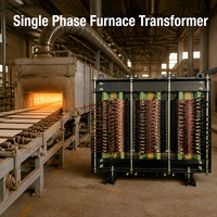 Transformateur de four monophasé à barre omnibus à économie d'énergie, facile d'entretien, pour les traitements thermiques exigeants