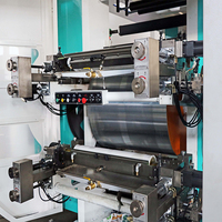 4 + 4 couleurs PP tissé sac ciment Valve sac Flexo machine d'impression