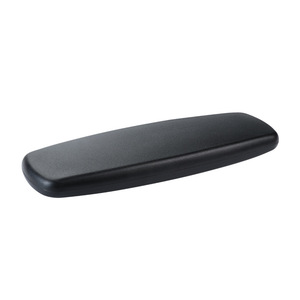 Accoudoirs de chaise de bureau en plastique noir, design moderne fixe, lot de 2 pièces P05 - Product Image 4