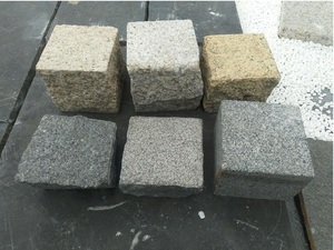 Ngoài trời đường lái xe lát đá 10x10 màu Xám đen vàng Granite Cube Cubic đá 10x10x10 - Product Image 3