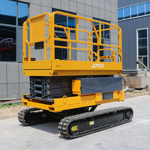 MORN-Elevador de tijera eléctrico para orugas de 8m, 10m, 12m, 14m, con sistema de bi-nivelación a la venta - Product Image 4