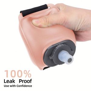 Botella de Agua Deportiva Personalizada con Logotipo, Libre de BPA, Ecológica, de Silicona de Grado Alimenticio, para Actividades al Aire Libre, Viajes, Gimnasio, Correr - Product Image 3
