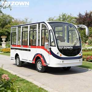 รถมินิบัสไฟฟ้า ZOWN สำหรับเที่ยวชมสถานที่ ได้รับการรับรองมาตรฐาน CE 14 ที่นั่ง แบตเตอรี่ตะกั่วกรด ความเร็ว 45-50 กม./ชม. รับประกัน 2 ปี ปรับแต่งได้ - Product Image 1