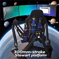 Simulador de Carreras 3DOF-6DOF de 3 Pantallas, de Fibra de Vidrio y Metal, para Uso en Interiores/Exteriores, Tamaño y Peso Personalizables, para Adultos, Escuela de Simulación de Carreras