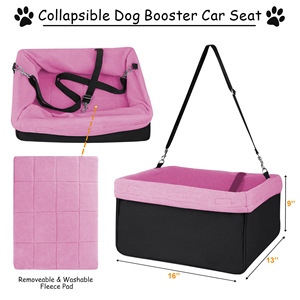 Asiento elevador portátil y transpirable para perros con altura ajustable y cinturón de seguridad desmontable, procedente de Guangdong - Product Image 4