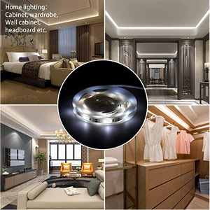 <b>LED</b> <b>Sensor</b> Light <b>Strip</b> 2835 DC 6V Infrared <b>Motion</b> Wardrobe Night Light Portable Battery Operated - Product Image 2