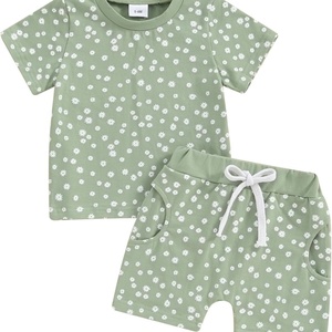 Conjuntos de Sudadera y Pantalones Unisex para Niños Pequeños, Jersey Transpirable, Ropa Informal Elegante - Product Image 5