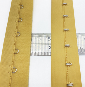 Bande de fermeture <span class=keywords><strong>à</strong></span> agrafes et œillets en coton enduit pour sous-vêtements - Product Image 4