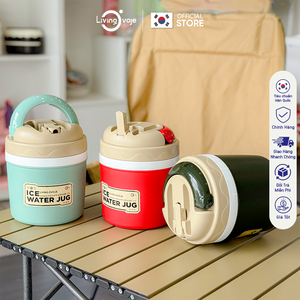 กล่องเก็บความเย็นพลาสติก ผลิตในเวียดนาม รับผลิตแบบ OEM/ODM ขนาด 5.5 ลิตร สีเบจ/สีกากี ฉนวนกันความร้อน เป็นมิตรกับสิ่งแวดล้อม ทันสมัย พกพาสะดวก รับสกรีนโลโก้ สำหรับกิจกรรมกลางแจ้ง - Product Image 4