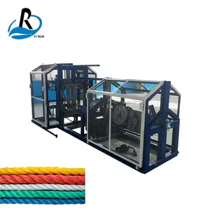 High Quality High Output Twisted Pp Pe Plastic Rope Braiding Machine 3-strand Cord Making Machine