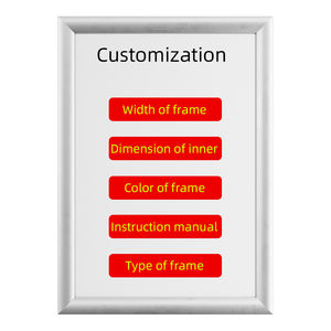Panneau publicitaire d'angle moderne et écologique CYDISPLAY 25 mm, support en A à fixation rapide, double face, pour extérieur A1 A0 - Product Image 2