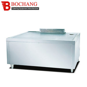 Table de cuisson Teppanyaki japonaise multifonctionnelle professionnelle en acier inoxydable sans fumée, à gaz et électrique - Product Image 2