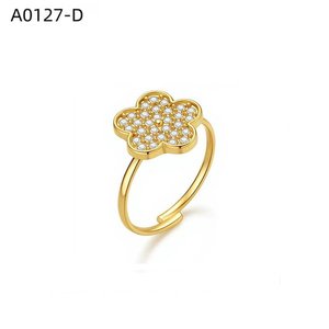 Bague tendance avec zircone A0127 pour femmes, bijoux de haute qualité - Product Image 2