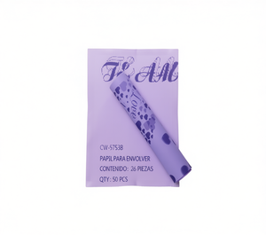 Papel de regalo coreano de celofán de 57x57 cm con diseño de lunares para flores, regalos, manualidades, decoración del Día de San Valentín - Product Image 1