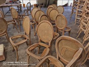 Chaise de salle à manger en rotin et osier pour fête de mariage, vente en gros - Product Image 6