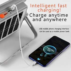 Portable LED lampe solaire chargée énergie lumière panneau alimenté ampoule d'urgence extérieur jardin <span class=keywords><strong>Camping</strong></span> tente solaire jardin lumière - Product Image 5