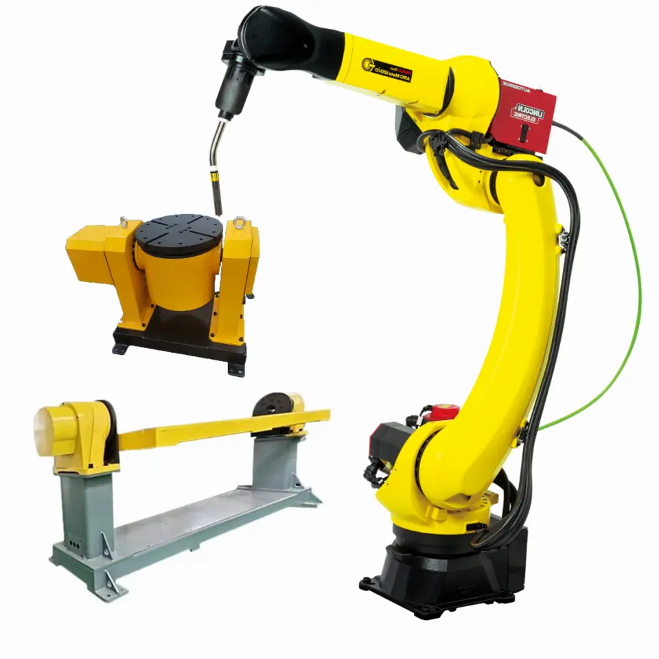 Posicionadores De Soldagem Robótica Para Fanuc ARC Mate 120iD Robô De Soldagem Para Soldagem A Laser Posicionador Robô Manufactory