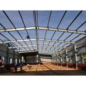 Nhà tiền chế Modular sắt thép cấu trúc hội thảo-thân thiện với hangar kho xây dựng cho ngành công nghiệp chế tạo - Product Image 1